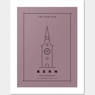 Bern Minimal Poster Posters and Art